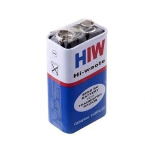 Hi-Watt 6F22 9V Battery