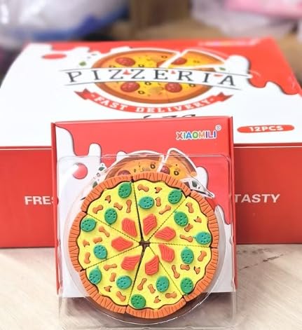 Pizza Shape Eraser for Kids - Image 3