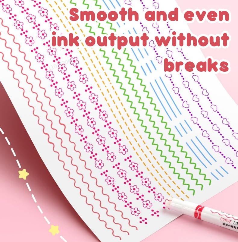 Linear Roller Curve Highlighter Pen - Image 4