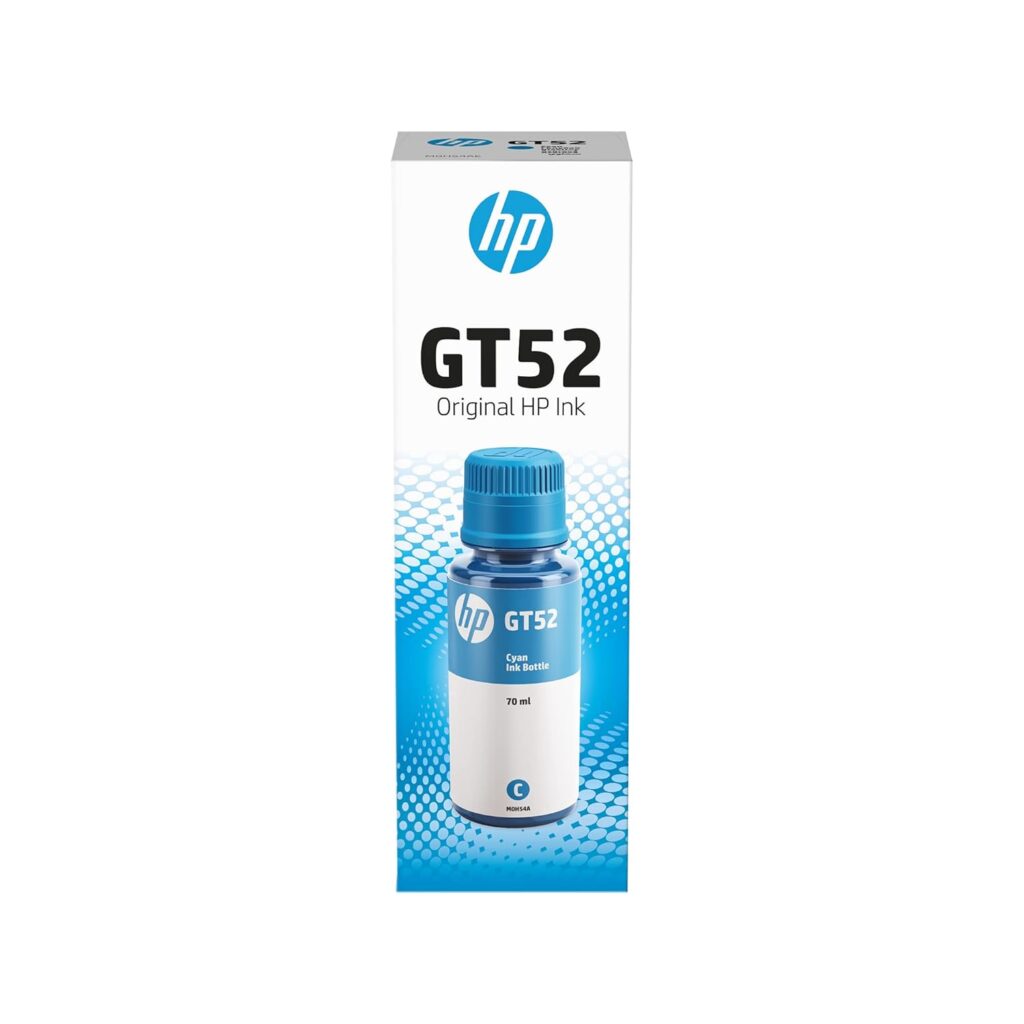 HP GT52 Cyan Ink Bottle