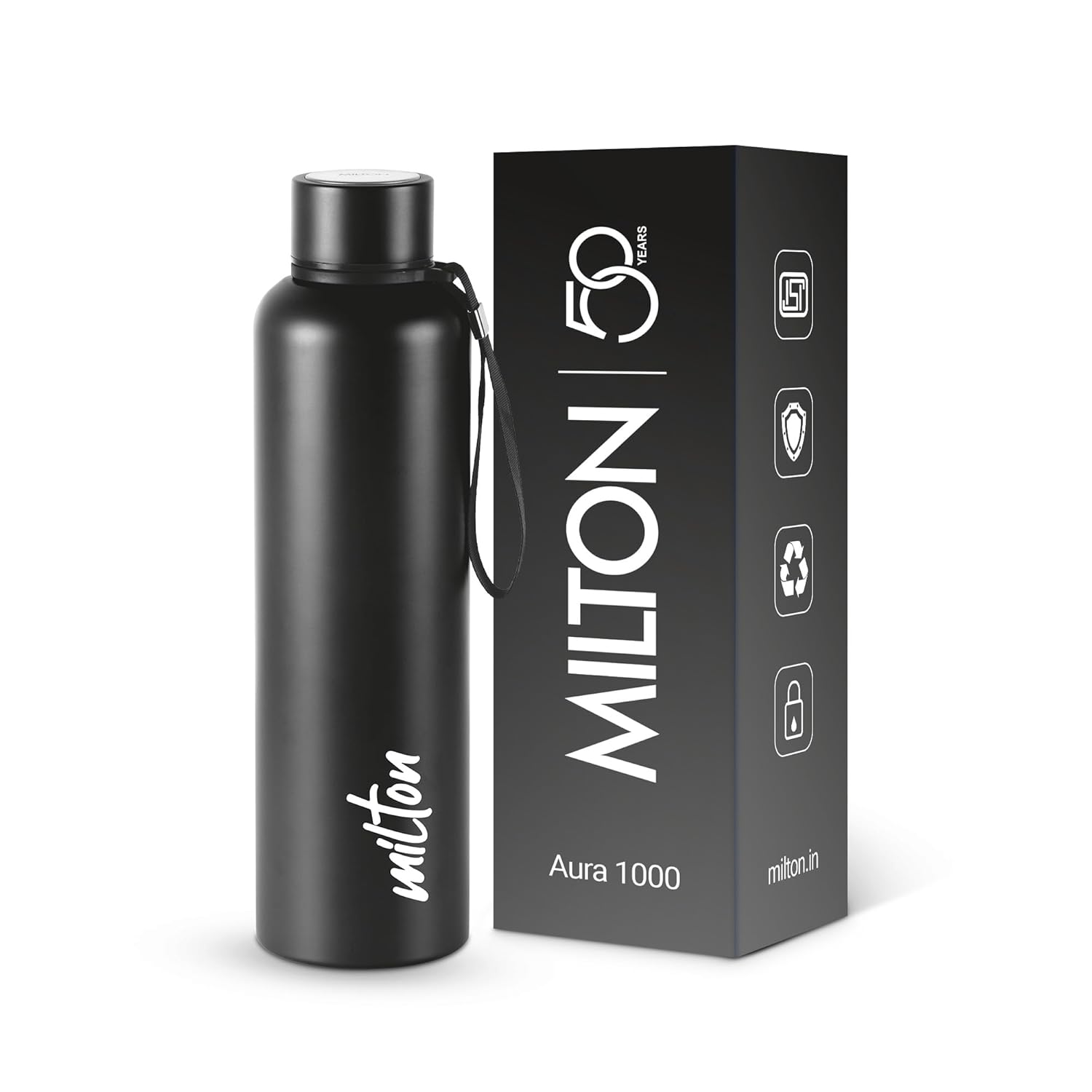Aura Thermosteel Bottle (Milton) 500 ML