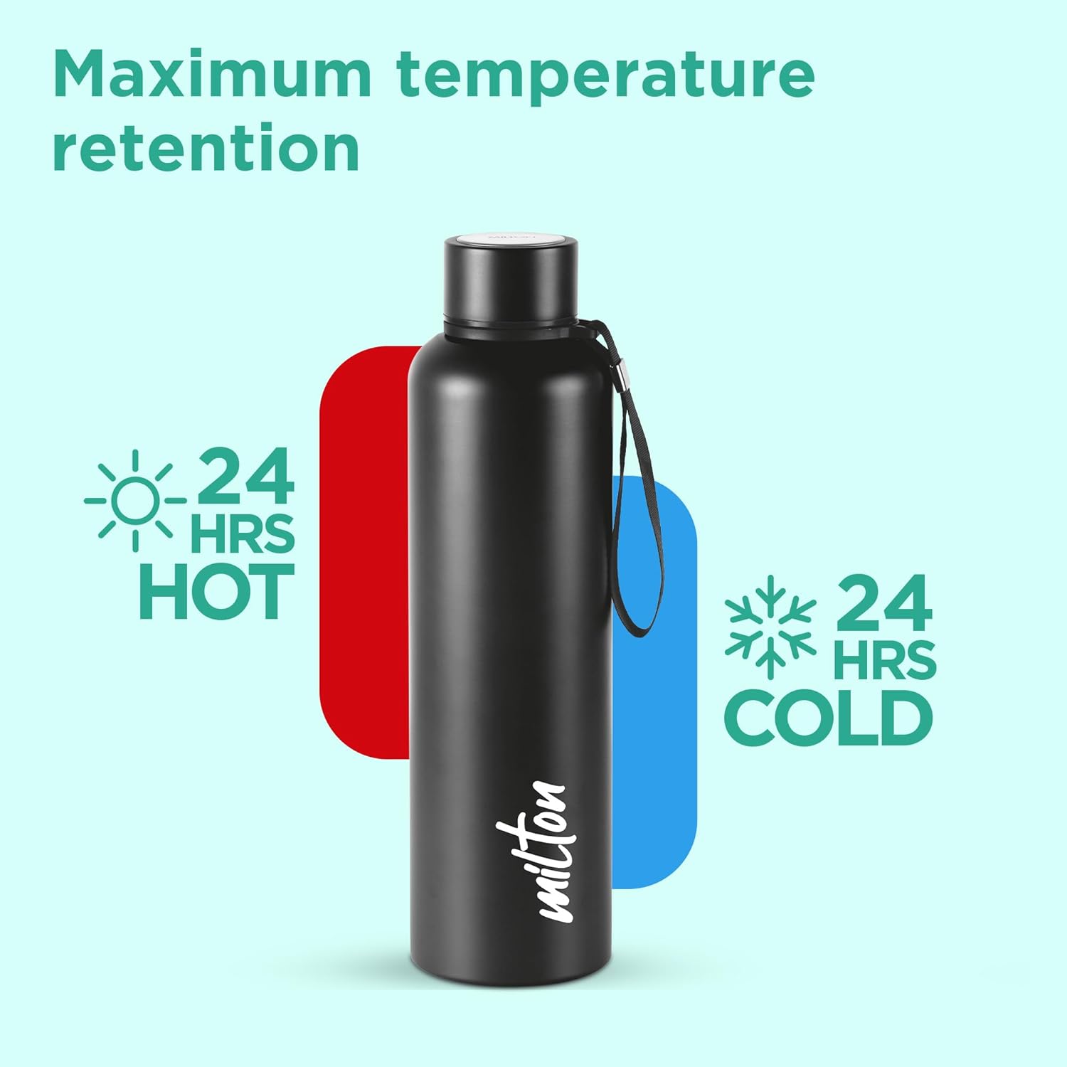 Aura Thermosteel Bottle (Milton) 500 ML - Image 3