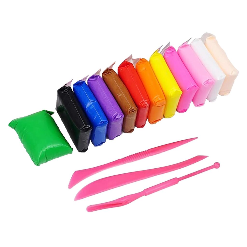 Air Dry Clay for Kids with 3 Sculpting Tools