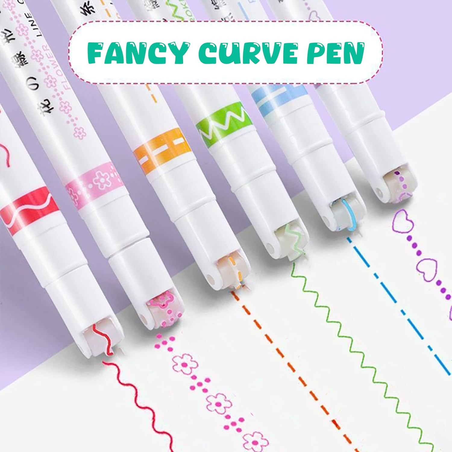 Linear Roller Curve Highlighter Pen - Image 5