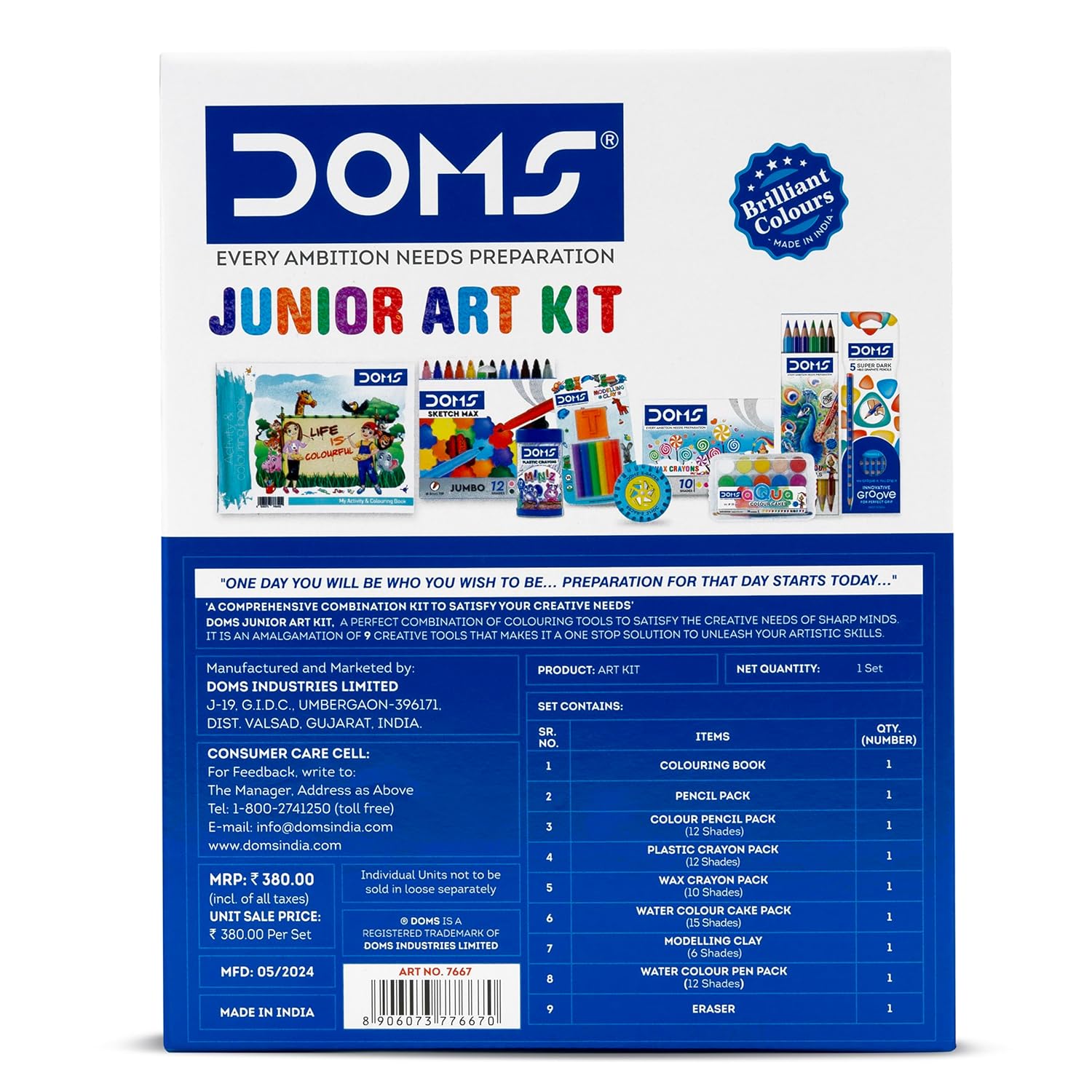 DOMS Junior Art Kit 380 - Image 3