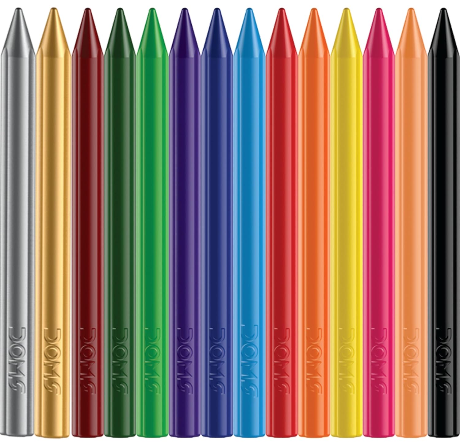 Doms 14 Shades Plastic Crayons - Image 2