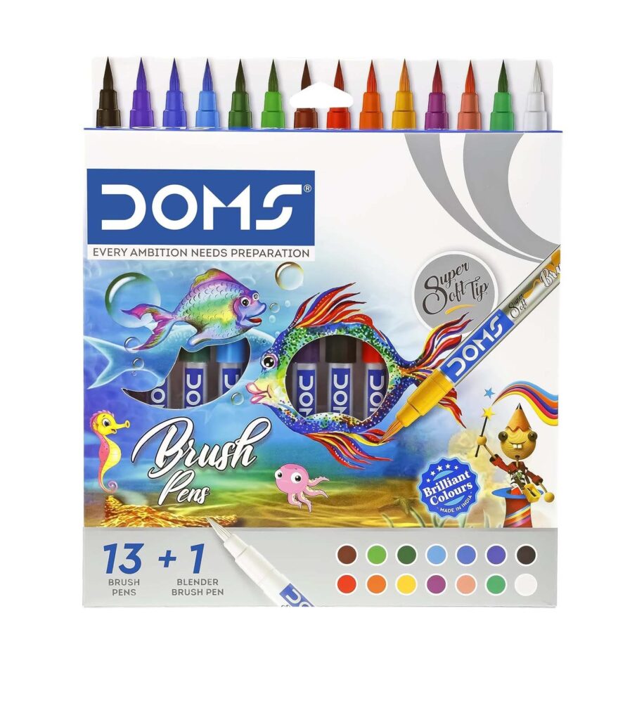 DOMS 14 Shades Brush Pen