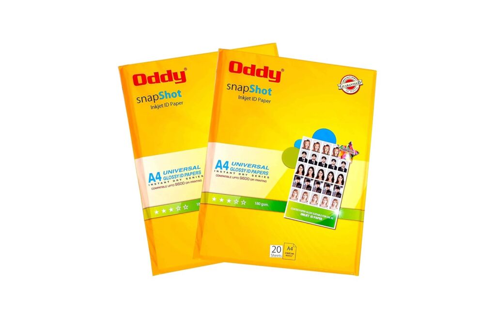 Oddy A4 Size Glossy Photo Paper 20 sheets