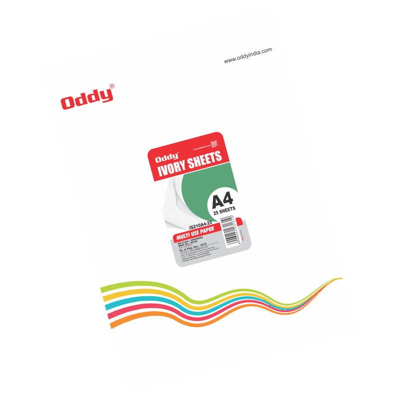 Oddy A4 Ivory Sheets 210 GSM - Image 2