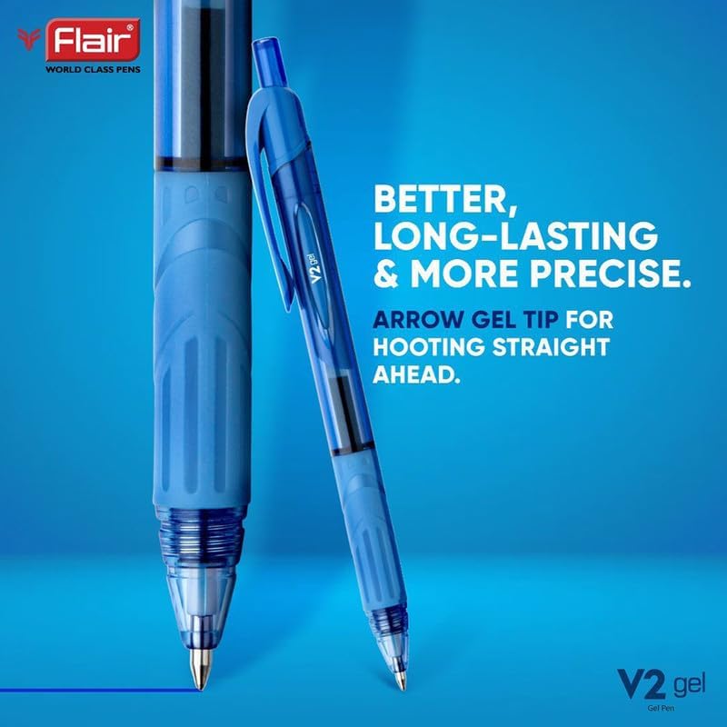 FLAIR V2 Retractable 0.7mm Gel Pen