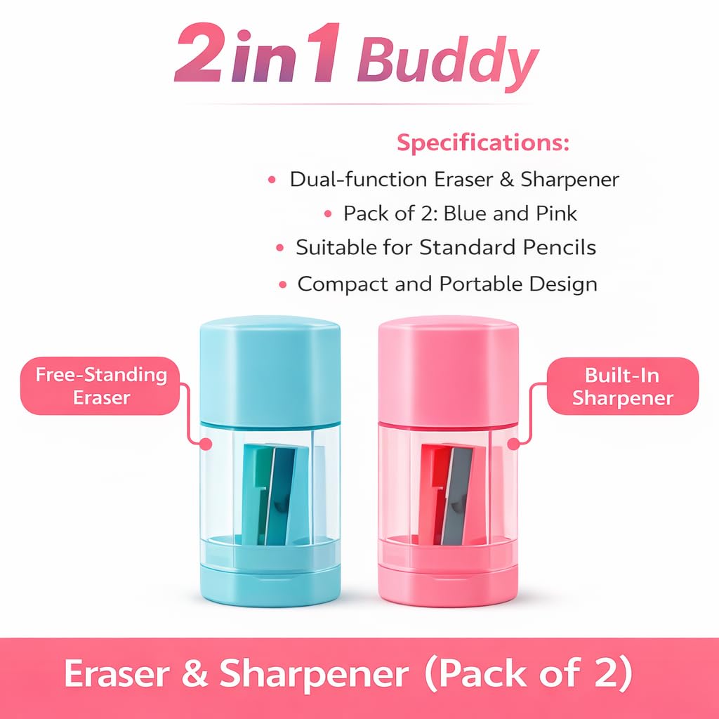 Doms Eraser & Sharpener