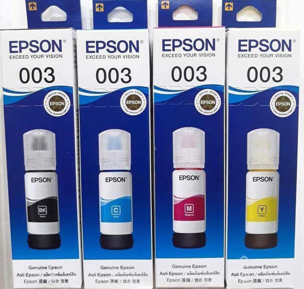 Epson 003 Ink Black, Magenta ,Cyan, Yellow Original 65ml