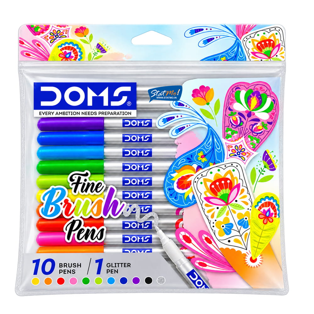 Doms Fine Brush Pens Colour